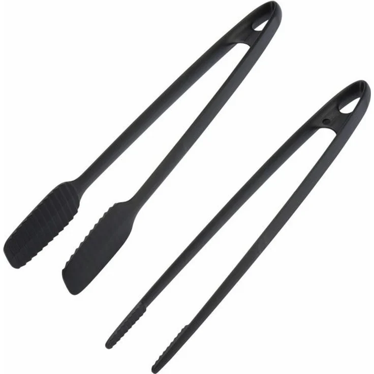 Westmark Brat-/Servierpinzette und Grillzange, Set 2-tlg, Kunststoff, Länge: 29 und 33 cm, Schwarz, 286922E7 – Bild 4