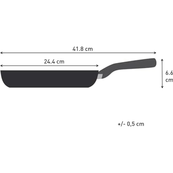 Tefal C38804 Bratpfanne aus hartem Titan Essential, 24 cm, Antihaftbeschichtung mit Titanpartikeln, Temperaturanzeige, spülmaschinenfest, Schwarz – Bild 8