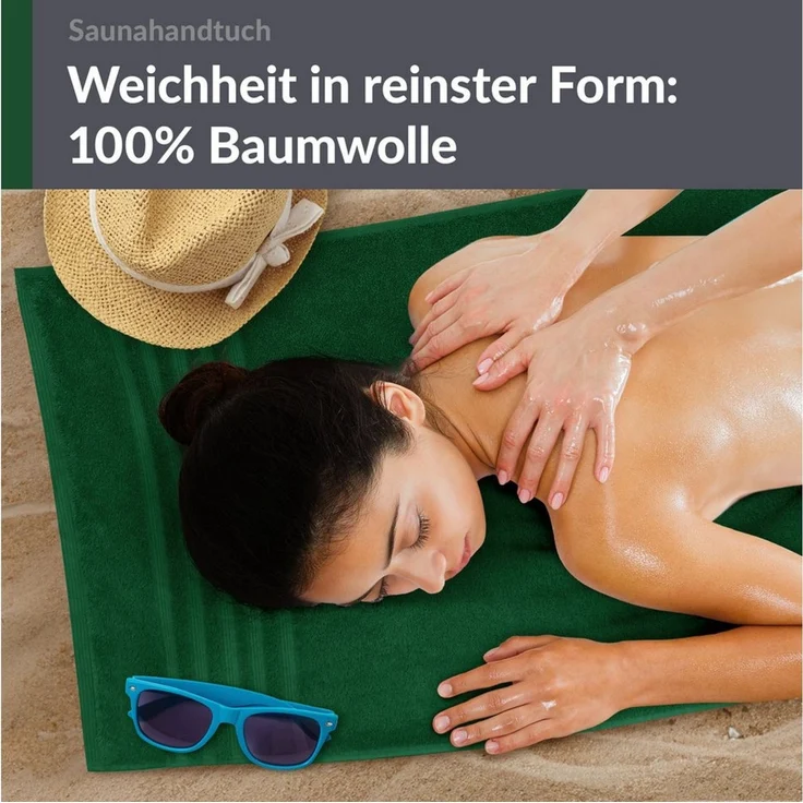 Lashuma Saunatuch XXL Handtuch London, Frottee (1-St), großes Badetuch Damen & Badehandtuch Herren 80x200 - Saunahandtuch – Bild 3