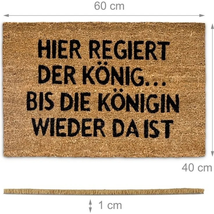 Fußmatte Kokos KÖNIGIN 10019013 – Bild 4