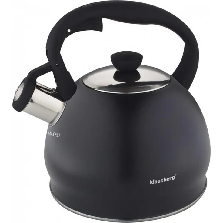Klausberg Klausberg Wasserkocher mit Pfeife 2l 7757