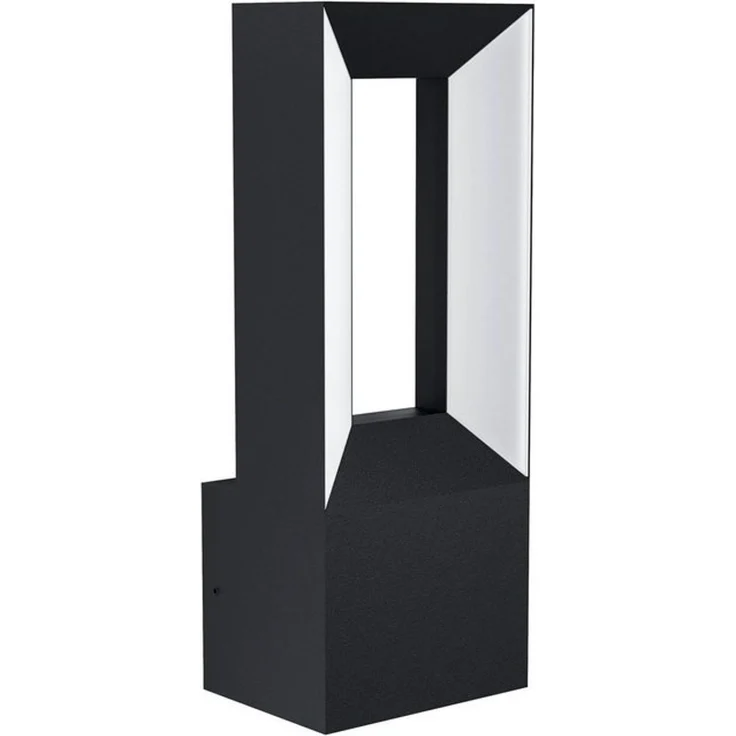 Eglo 98725 LED Wandleuchte RIFORANO Aluguss schwarz / Kunststoff weiß LxBxH:11,0 x 8,5 x 29 cm - IP44 - 2X5W - 3000K – Bild 4