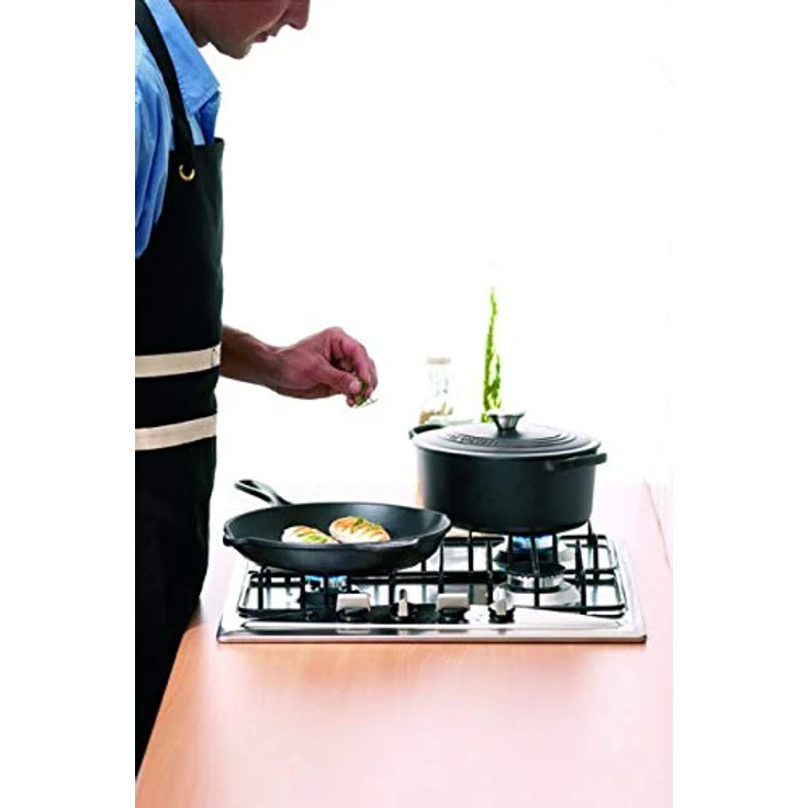 Le Creuset Schürze mit Taschen perlgrau – Bild 7