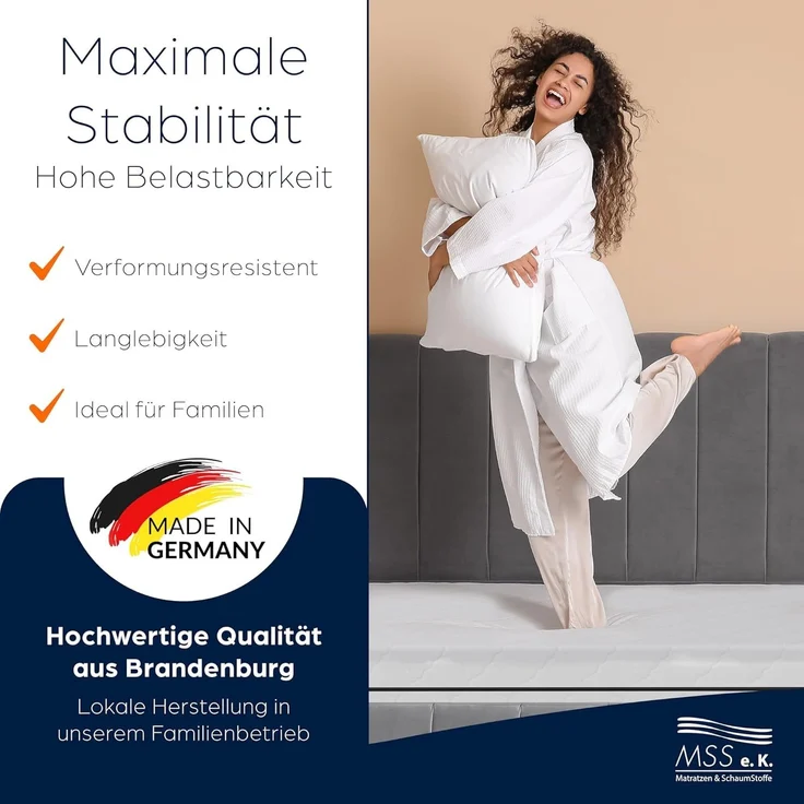 Taschenfederkern-Matratze ECO - H2 - 200 x 140 x 19 cm – Bild 9