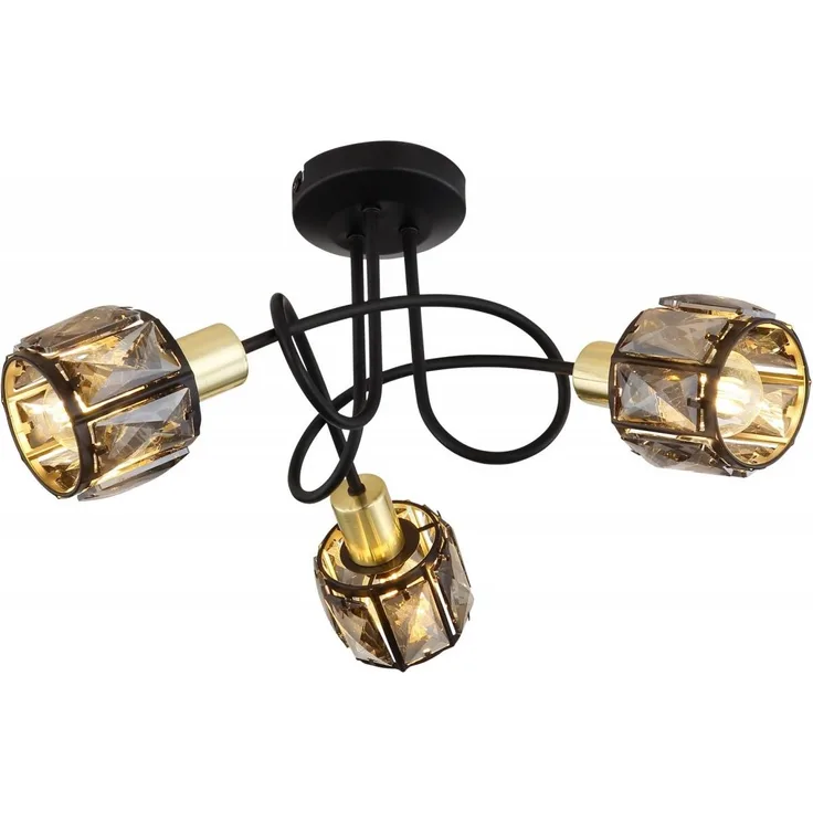 GLOBO Deckenleuchte Wohnzimmer Deckenlampe Schlafzimmer Deckenstrahler 54357-3B