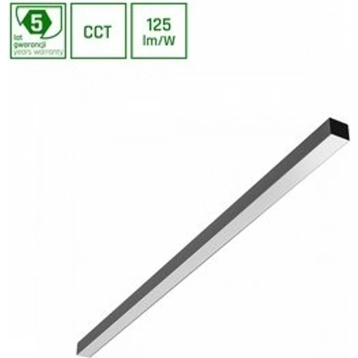 Spectrum Aufbauleuchte Deckenleuchte 120cm 40W 5000lm Schwarz 115° 230V IP20 2700-6000K CCT, Leuchtmittel fest integriert, CCT, einstellbare Lichtfarbe (CCT) – Bild 6