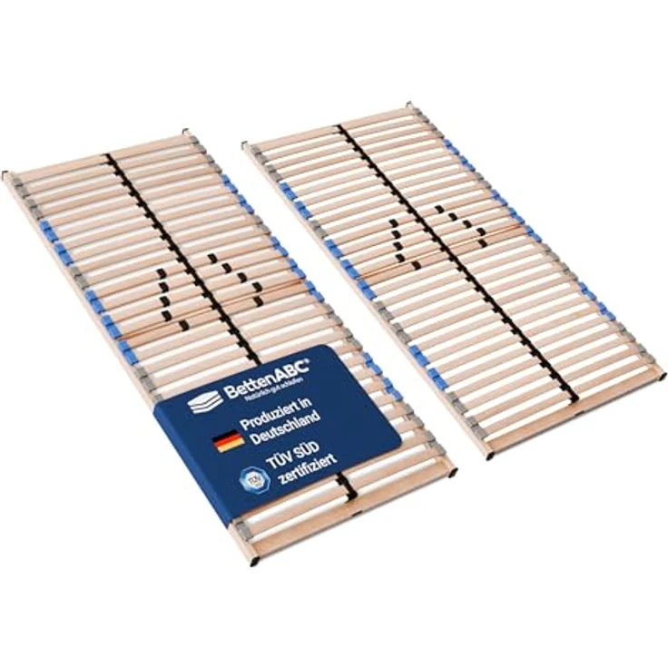 Betten-ABC 7-Zonen-Lattenrost Madera - 160x200 cm - Selbstmontage - individuelle Härtegradverstellung - für alle Matratzen geeignet - hergestellt aus Schicht- & Buchenholz – Bild 1