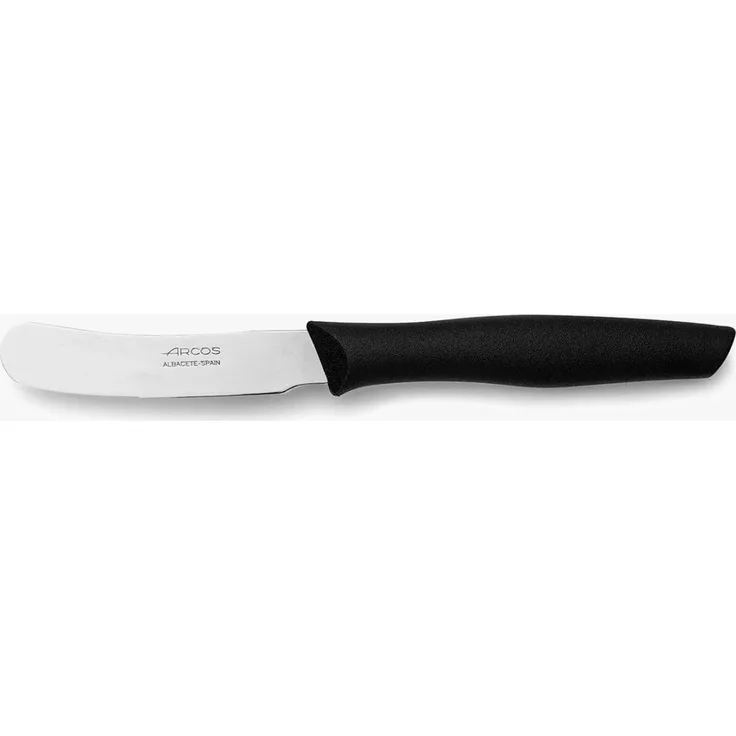Arcos 188000 Buttermesser, Acier_inoxydable, Schwarz, 70 mm