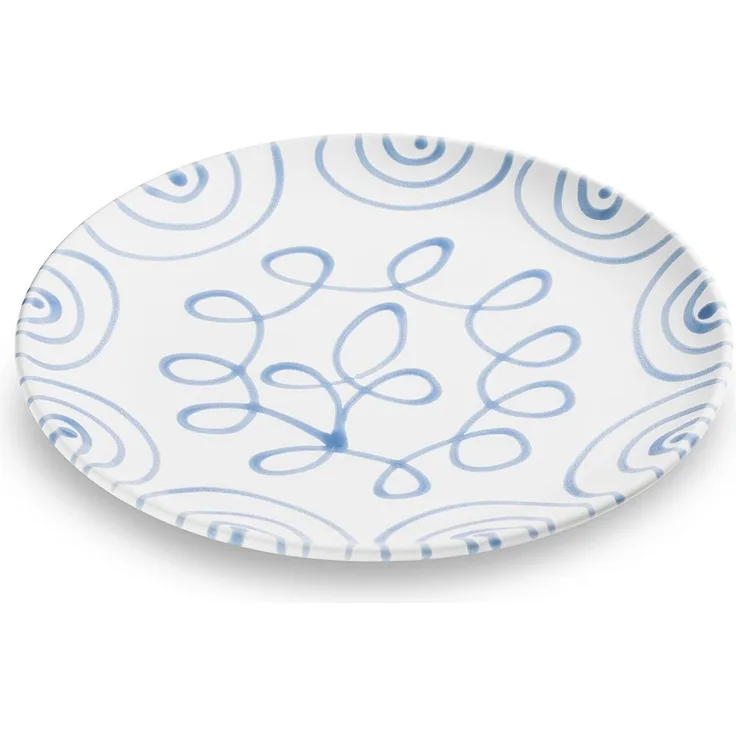 Gmundner Keramik Blaugeflammt, Speiseteller Cup (Ø 25cm)