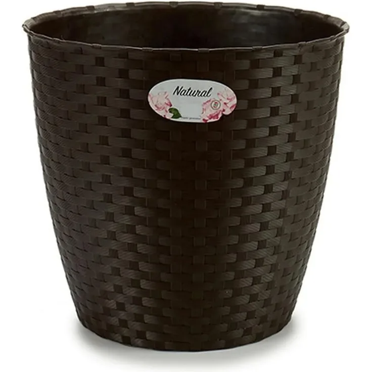 Blumentopf Stefanplast 73482 Kunststoff Schokolade 29 x 26,5 x 29 cm