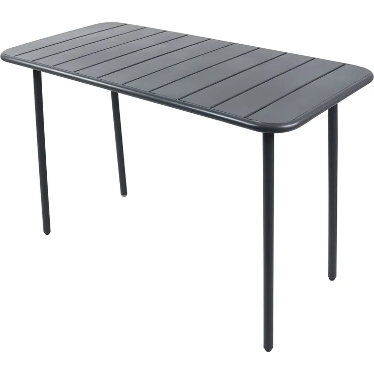 VCM Gartentisch Sumila 920270 Schwarz H. 72 x B. 110 x T. 55 cm