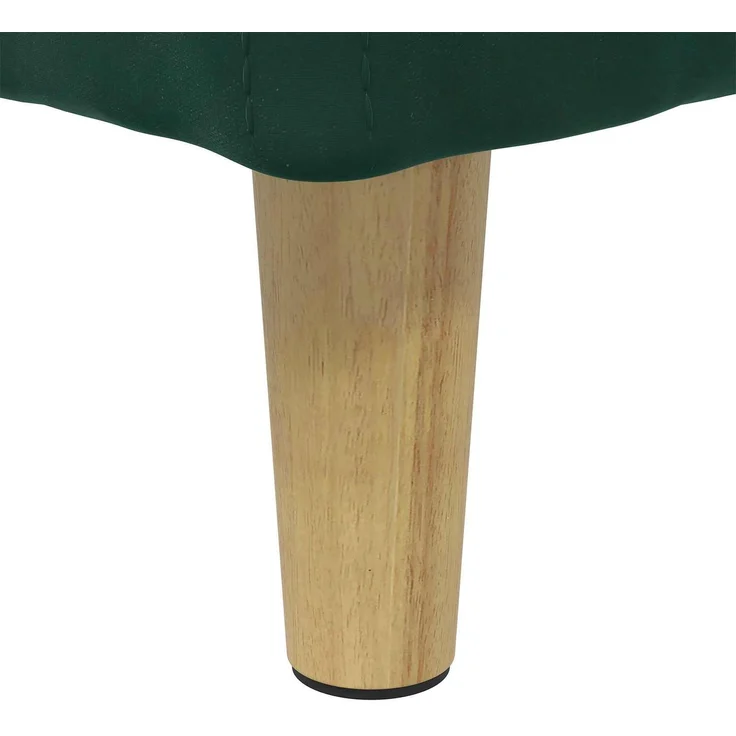 vidaXL Ottoman mit Stauraum Dunkelgrün 60 x 60 x 45 cm Samt 876827 – Bild 8