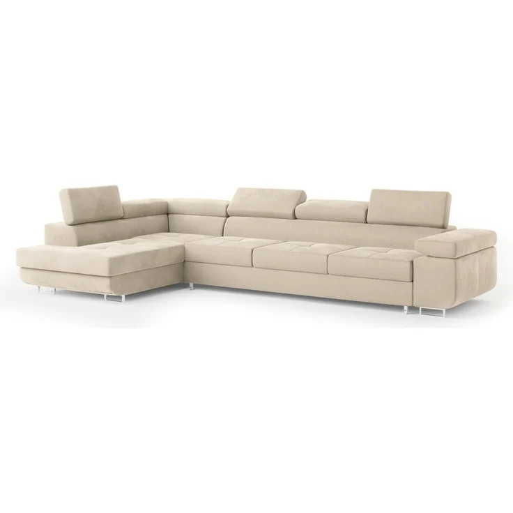 Masseno Ecksofa VICENTE mit Schlaffunktion L-Form, Sofa mit Bettkasten – Bild 2