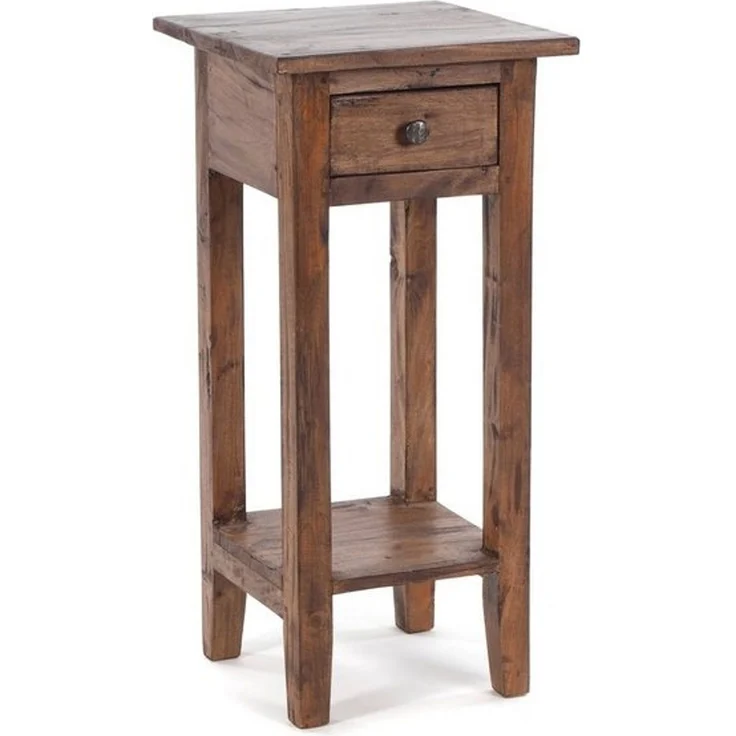 DESIGN DELIGHTS Telefontisch TELEFONTISCH "DRAWER 65", Mahagoni, 65x31x31 cm, Beistelltisch, Far – Bild 4