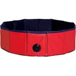 dibea Faltbarer Pool mit Ablassventil, Ø 80 x 20 cm