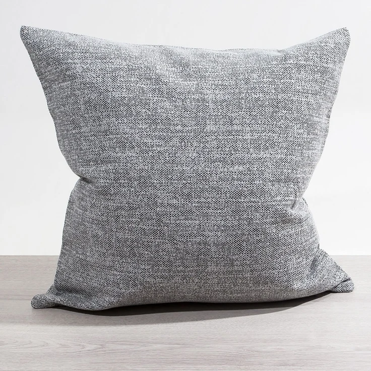 Kissen Deko von Lysel - grau Batna 48x48 Baumwolle Polyester kissenbezug Dekokissen – Bild 1