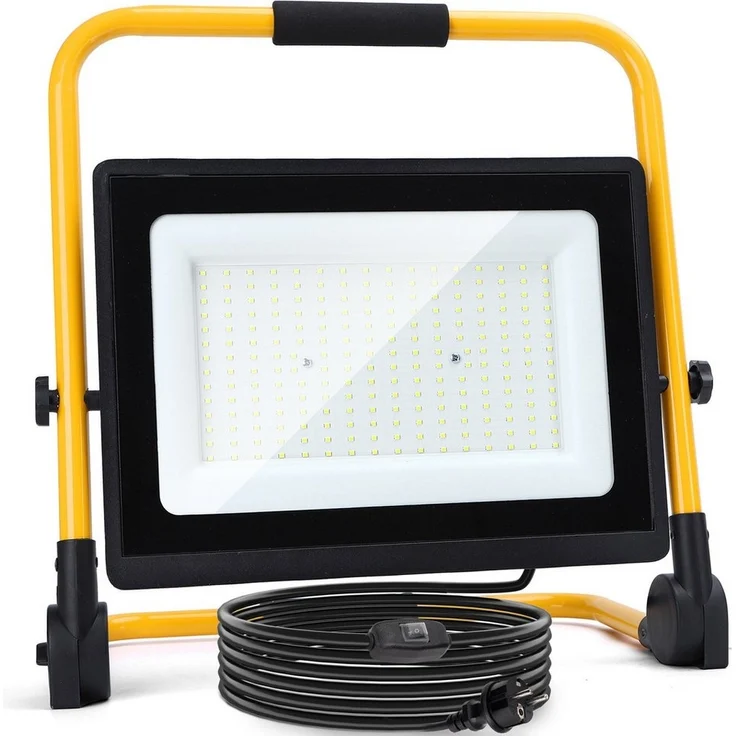 Aigostar Baustrahler Aigostar LED Baustrahler 100W mit Schalter,9000LM,4M Kabel,IP65,6500K – Bild 5