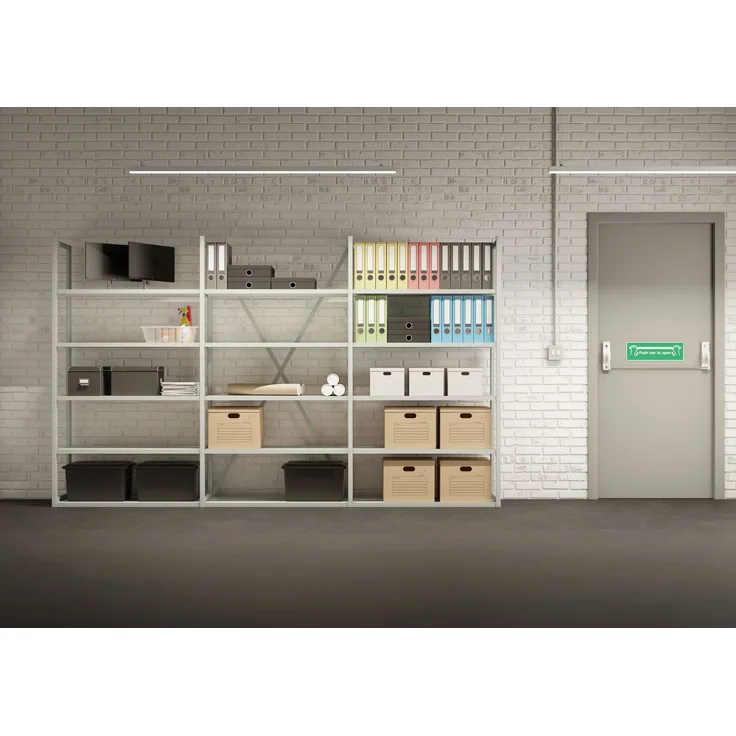 Bisley System Büroregal LIGHT, Kreuzdiagonale, B 1000 mm