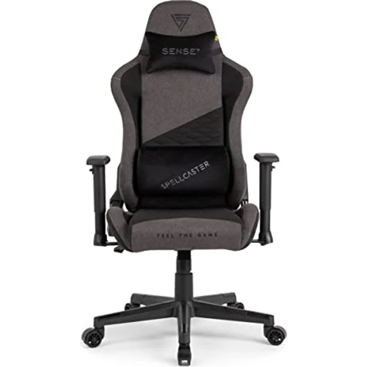SENSE7 Spellcaster Senshi Edition XL Gaming Stuhl, HDF Platte, Gray/Black – Bild 2