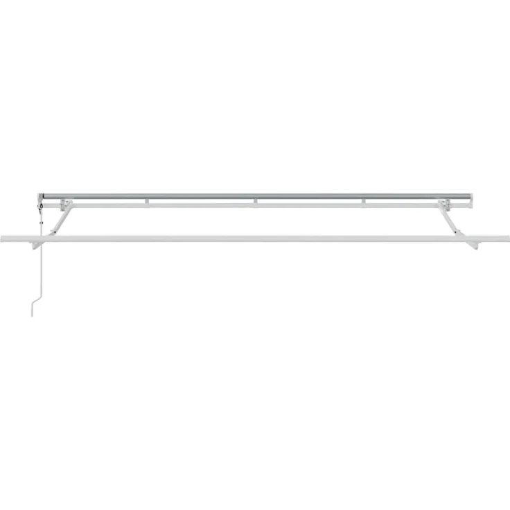 Einziehbare Markise, Sonnenmarkise Anthrazit 350x200 cm Stoff – Bild 6