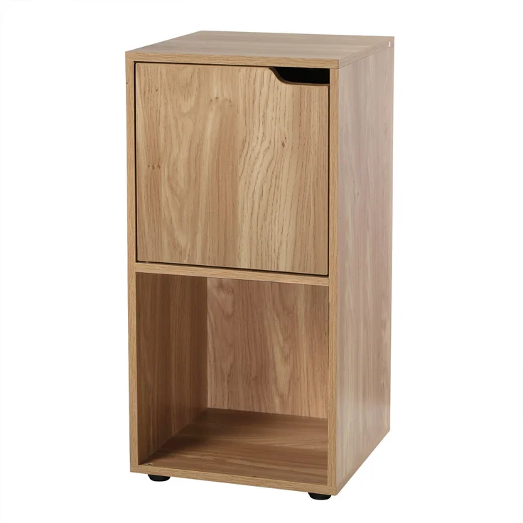 Casâme Nachttisch mit 2 Fächern im Holzdekor mit 1 Tür - Holz – Bild 7