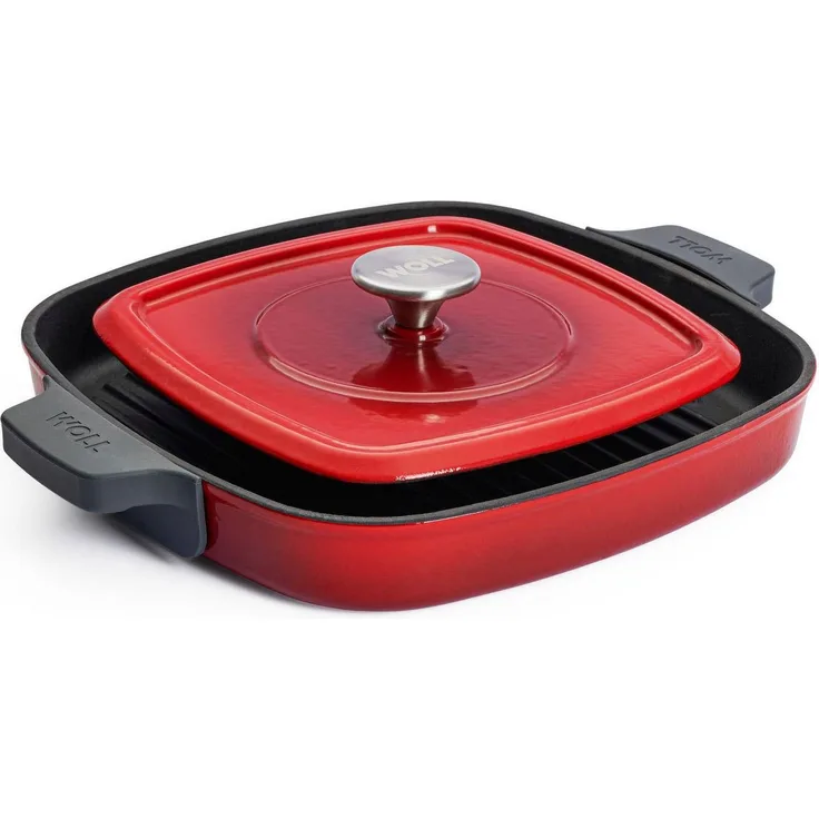 WOLL Grillpfanne Iron, Chili Red, 28x28 cm