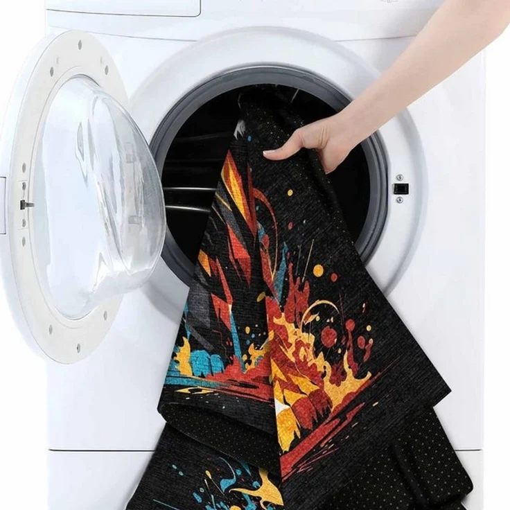 Bamyum Teppich Lions Teppich mit Chenille Druck, Gaming Videospiel Waschbarer Teppich, Einzelstück – Bild 4