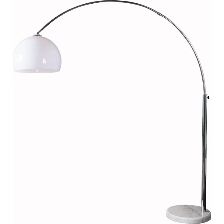 riess-ambiente Bogenlampe LOUNGE DEAL 175-205cm weiß, ohne Leuchtmittel, Wohnzimmer · Metall · verstellbar · Modern Design – Bild 1