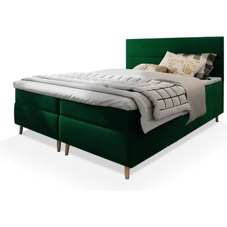 Masseno Boxbett SANTA 160x200 cm mit Bonell Matratze und Topper – Bild 1