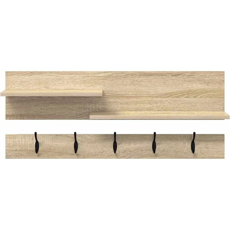 vidaXL Wandmontierter nachttisch Sonoma-Eiche 90 x 15 x 36 cm 874421 – Bild 5
