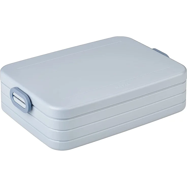 Mepal 2-tlg Bento-Lunchboxen Set Klein/Groß Take A – Brotdose mit Fächern, geeignet für bis zu 4 BZW. 8 Butterbrote, TPE/pp/abs, 0 mm Nordic Blue neu – Bild 2