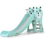 Moni Kinderrutsche Pooh 18024, Basketballkorb, bis 40 kg, 172 cm Rutschlänge blau