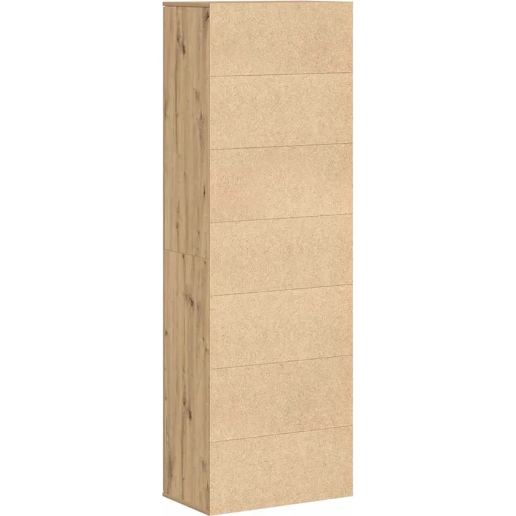 vidaXL Highboard, Holzwerkstoff Eiche handwerklich, 60 x 35 x 180 cm – Bild 8