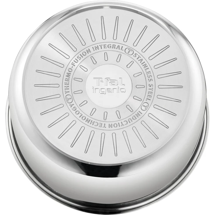 Tefal Topf-Set Ingenio Preference, Topfset Induktion, abnehmbarer Griff, platzsparend, Edelstahl (Set, 4-tlg, 3x Stielkasserollen Ø 16/18/20 cm, 1x abnehmbarer Griff), stapelbar, hochwertiger Edelstahl, für alle Herdarten geeignet, L898S4 – Bild 9