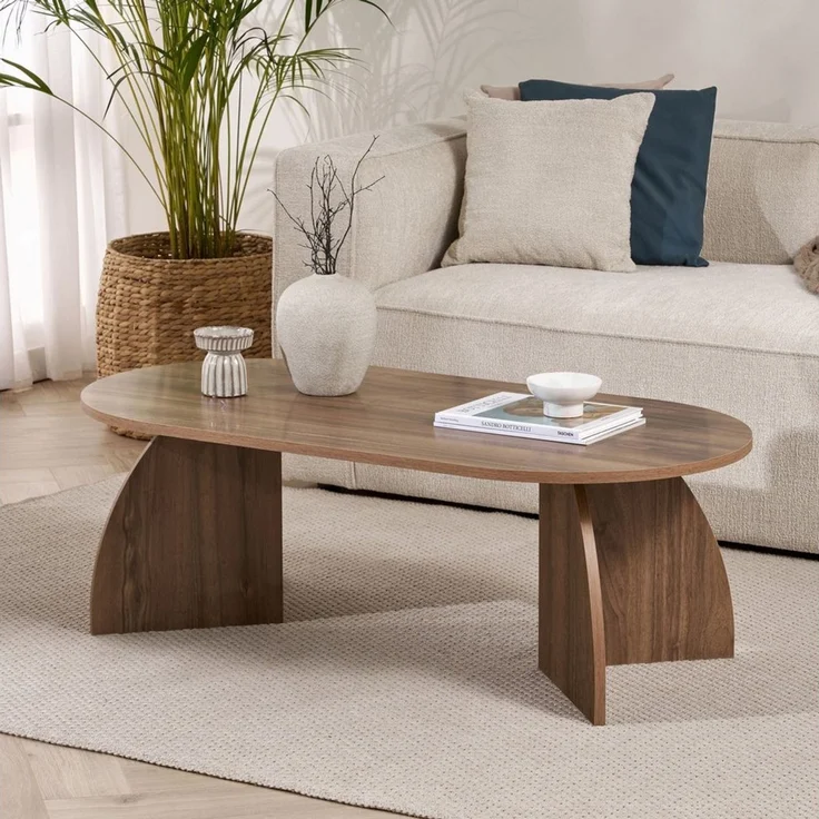 Skye Decor Couchtisch Melina B : 120 H : 40 T : 60 Cm (Packung, 1-St, 1 Couchtisch), Melaminbeschichtet 18 mm Plattenstärke – Bild 1