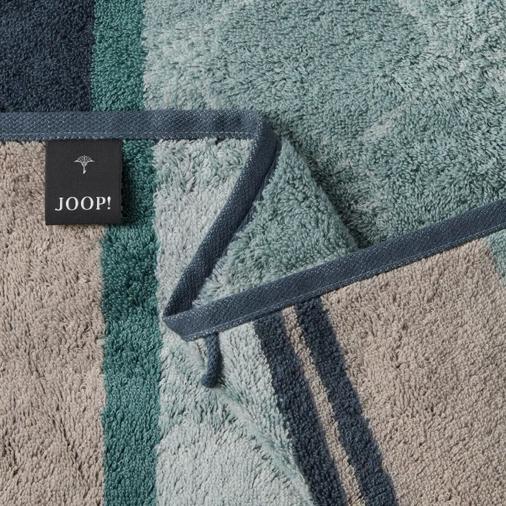 JOOP! Handtuch 100 % Baumwolle Walkfrottier Emerald 50x100 cm – Bild 3