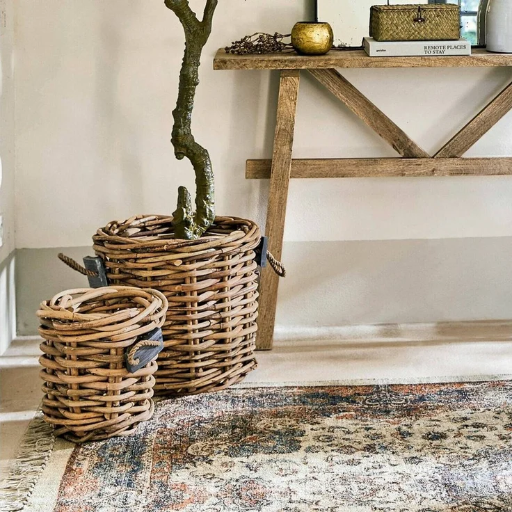 Mirabeau Dekokorb Korb 2er Set Marché braun (2er Set, 2er Set) – Bild 2