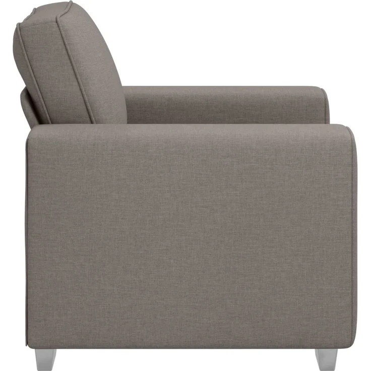 vidaXL Sofa-Sessel Taupe 100 cm Stoff 4105213 – Bild 4