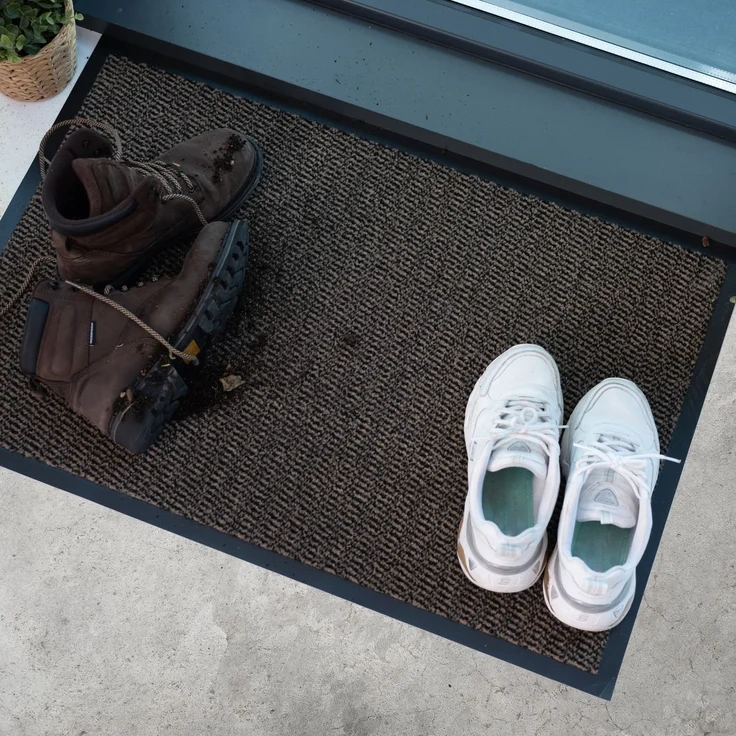 Furni24 Fußmatte - Braun-Schwarz, 60 x 90 cm – Bild 9