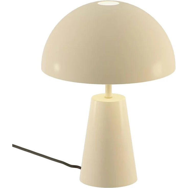 Retro Tischleuchte Pilz, sandfarben, 1 flammig, H 25 cm – Bild 7