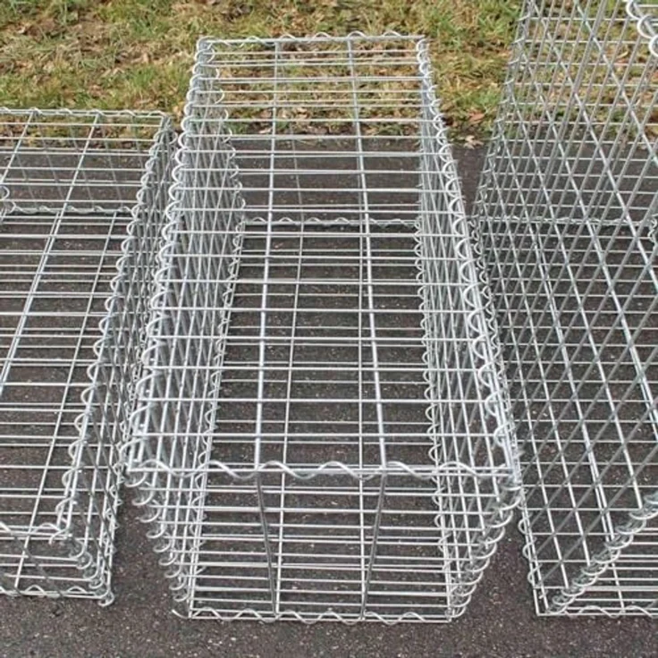 Gabione Mauersteinkorb Metallkorb 100 x 30 x 30 cm Sichtschutz Steinkorb TopMulti – Bild 3