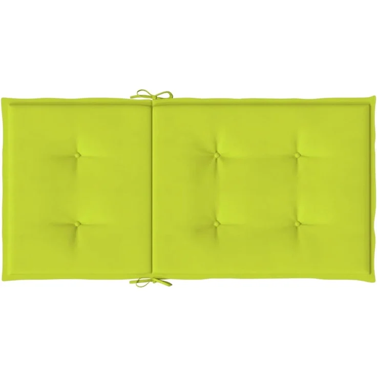 vidaXL Gartenstuhlauflagen für Niedriglehner 2Stk Knallgrün 100x50x3cm 314146 – Bild 7