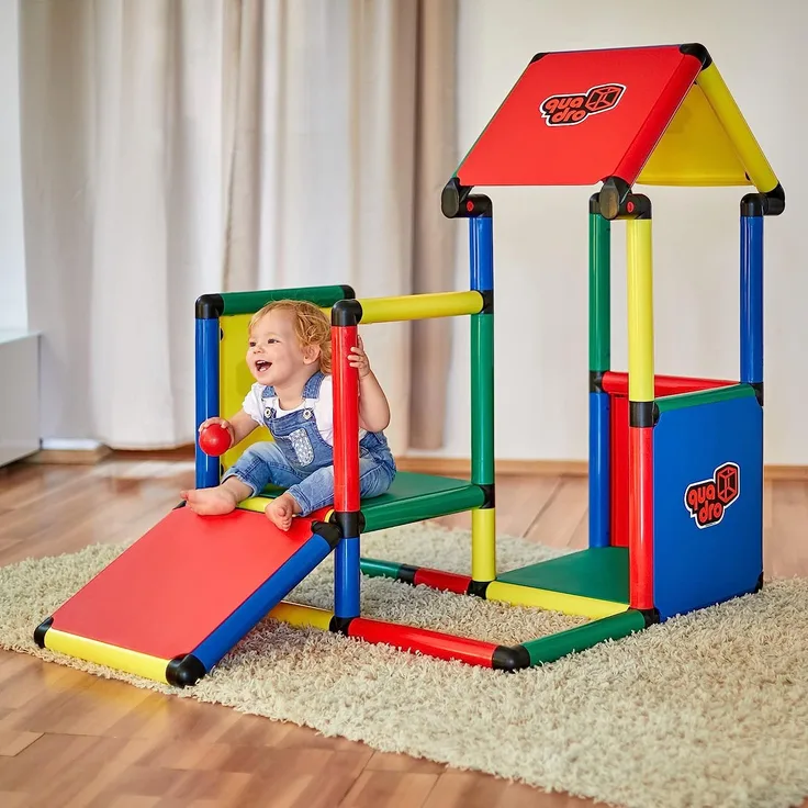 QUADRO Adventure Klettergerüst, Spielhaus