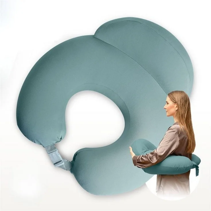 SEI Design Stillkissen Stillkissen mit verstellbarem Hüftgurt, entlastet Schultern und Nacken, mit Sicherheitsgurt, zusätzliches Kissen als Barriere – Bild 4