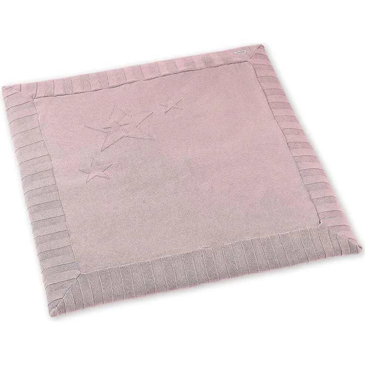 Sterntaler Strick-Krabbeldecke Baylee, Alter: ab 0 Monate, Größe: 100x100 cm, Rosa – Bild 1