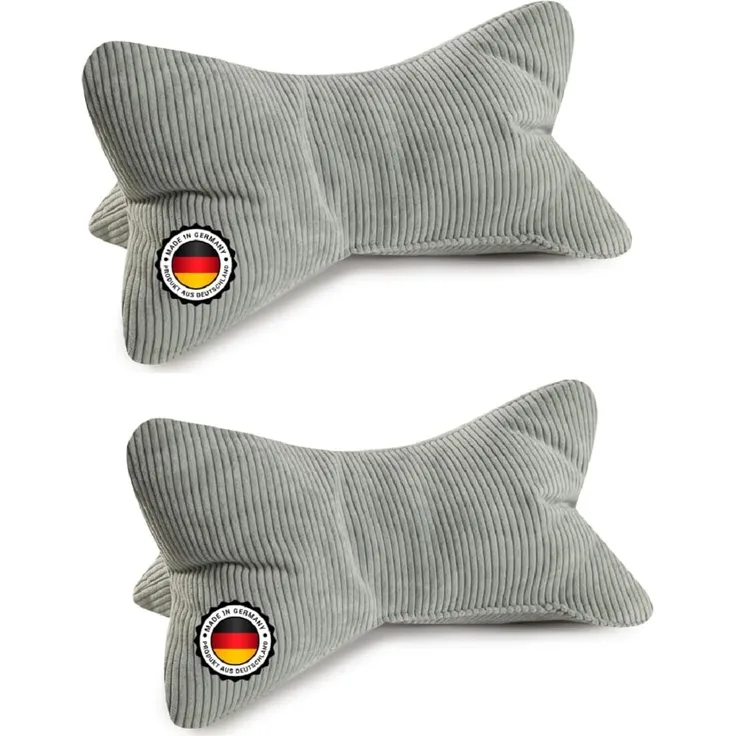 BONVIONN Leseknochen SELMA - ca. 42 x 22 cm - 2er Set grau