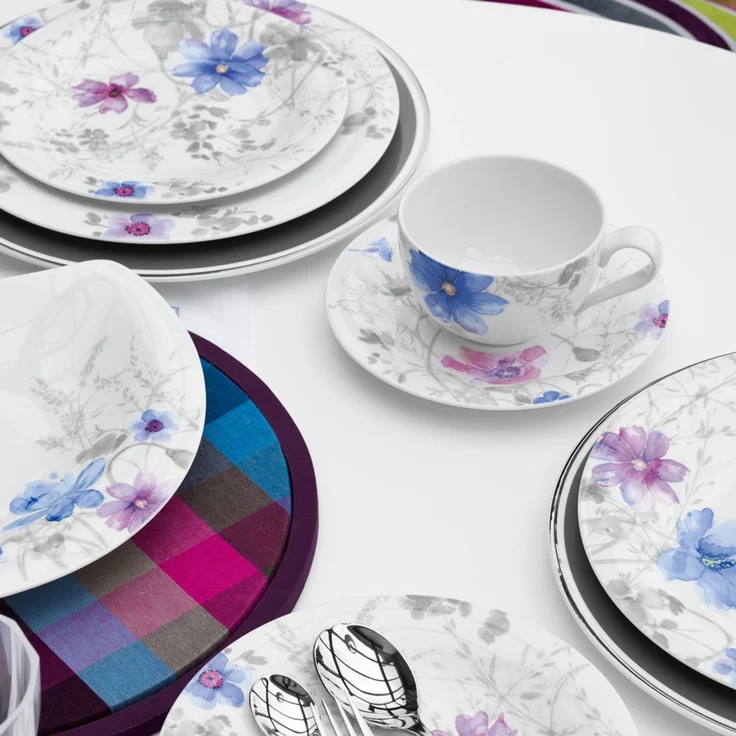 Villeroy & Boch Mariefleur Gris Basic Kaffeeservice 18-teilig – Bild 4