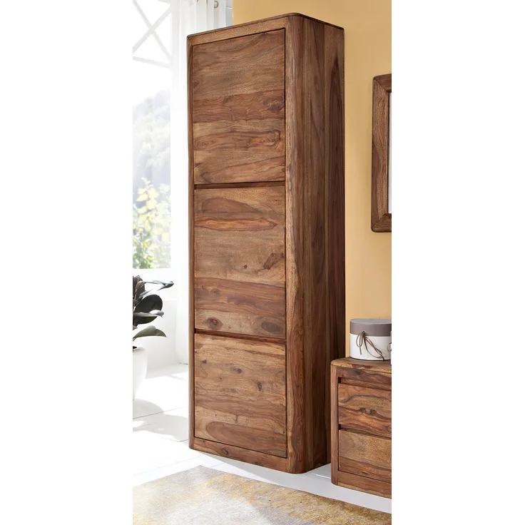 Dielenschrank 70x200cm "Indian Sunset" Sheesham