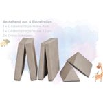 XDREAM Kindersofa Abenteuersofa, Spielsofa, aus Schaumstoff, individuell kombinierbar, 4 Teile, Kinderspielcouch, vielvältig, wasserabweisend, kinderfreundlich