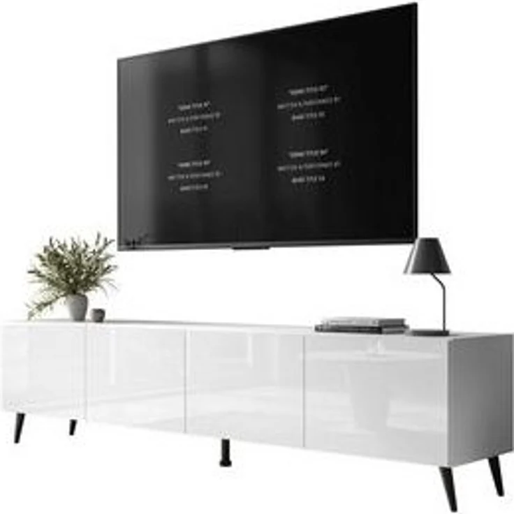Lookway TV-Schrank AURA 200 auf Beinen TV-Schrank mit LED Beleuchtung Breite: 200 cm – Bild 6